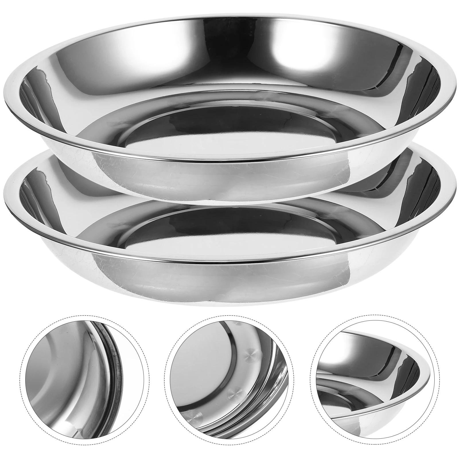 2 Pcs Pet Bowl Cat Feeding Bowls Kitten Food Water Stainless Steel Cat Basins Bowls for Cats Dogs Easy Hygienic
2 Pcs Pet Bowl Cat Feeding Bowls Kitten Food Water Stainless Steel Cat Basins Bowls for Cats Dogs Easy Hygienic