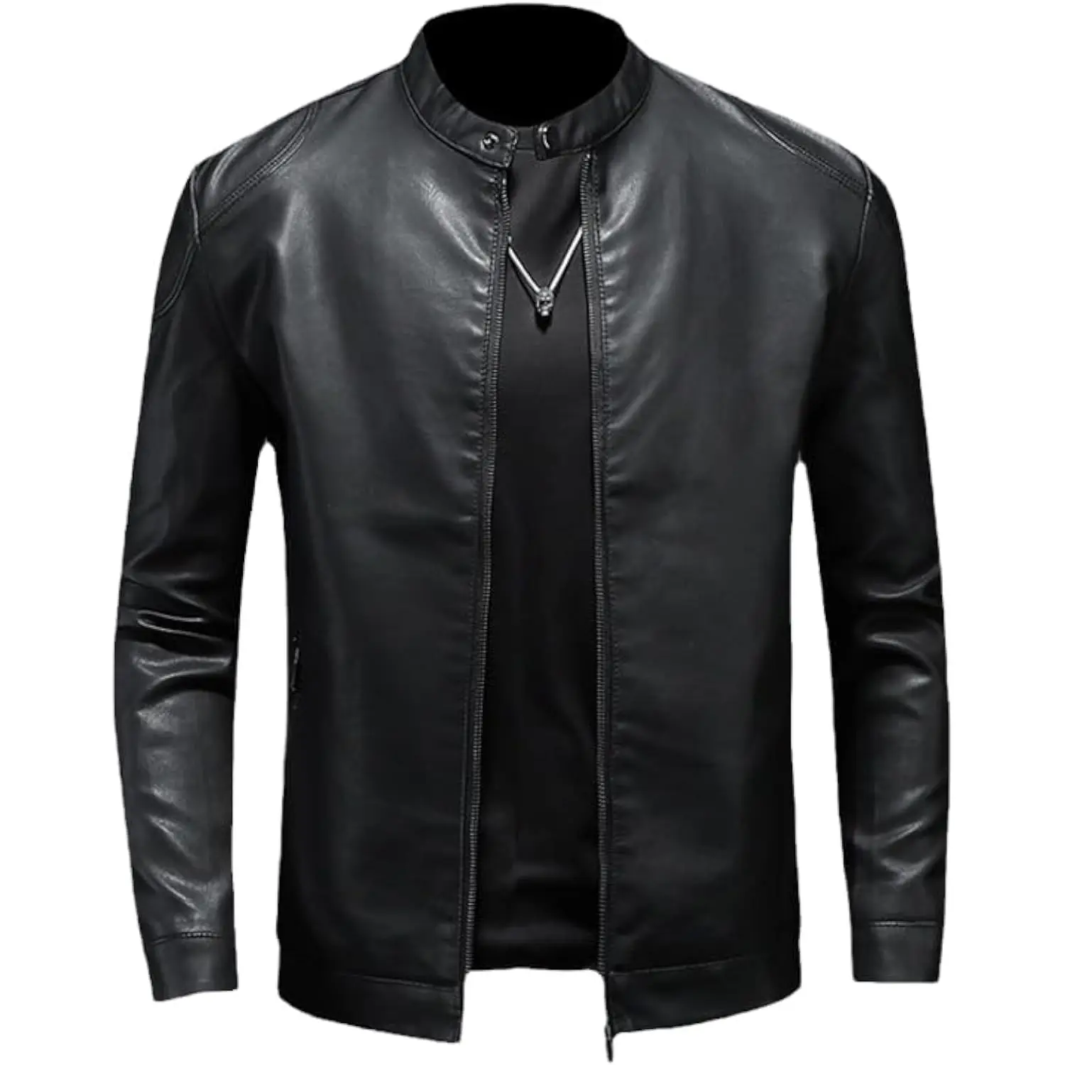 Spring Autumn Leather Coat Men Slim Turn Down Collar Motorcycle Leather Jacket Mens Handsome Top Clothing Causal Leather Jacket
Spring Autumn Leather Coat Men Slim Turn Down Collar Motorcycle Leather Jacket Mens Handsome Top Clothing Causal Leather Jacket