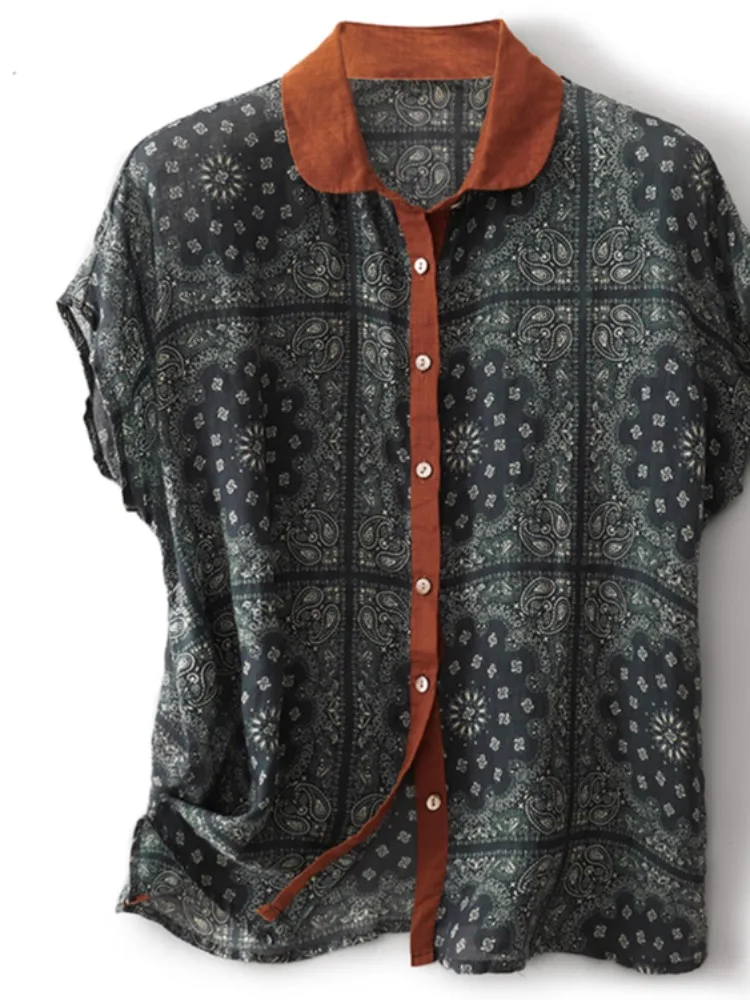 Women's Cotton Linen ort Sve Vest T-irt irt Plaid Top Faionable f High Collar Zipper Closure Summer Outfit
Women's Cotton Linen ort Sve Vest T-irt irt Plaid Top Faionable f High Collar Zipper Closure Summer Outfit