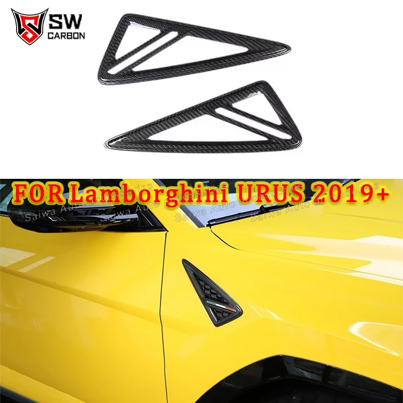 Сухая крышка вентиляционного отверстия на переднее крыло из углеродного волокна для Lamborghini URUS 2018+, боковое вентиляционное отверстие автомобиля, накладки, сплиттер, внешний комплект кузова
Сухая крышка вентиляционного отверстия на переднее крыло из углеродного волокна для Lamborghini URUS 2018+, боковое вентиляционное отверстие автомобиля, накладки, сплиттер, внешний комплект кузова