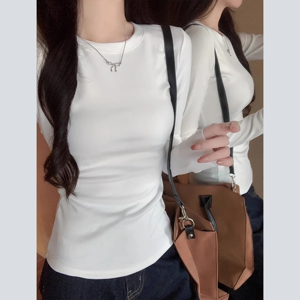 Однотонные топы, повседневные повседневные топы с длинными рукавами для прогулок, 5, спандекс, 95, полиэстер, с круглым вырезом, обычная длина, сплошной узор
Однотонные топы, повседневные повседневные топы с длинными рукавами для прогулок, 5, спандекс, 95, полиэстер, с круглым вырезом, обычная длина, сплошной узор