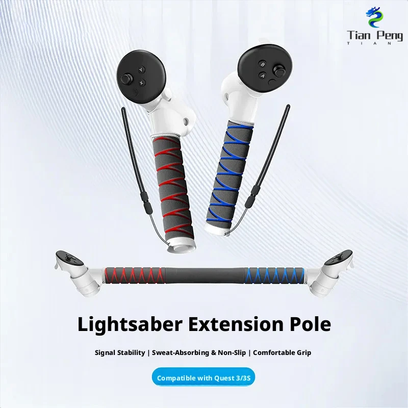 3-in-1 VR Controller Extension Rod No Signal Loss Golf Beat Saber Kayak Gorilla Tag Accessories for Meta Quest3/ 3S
3-in-1 VR Controller Extension Rod No Signal Loss Golf Beat Saber Kayak Gorilla Tag Accessories for Meta Quest3/ 3S