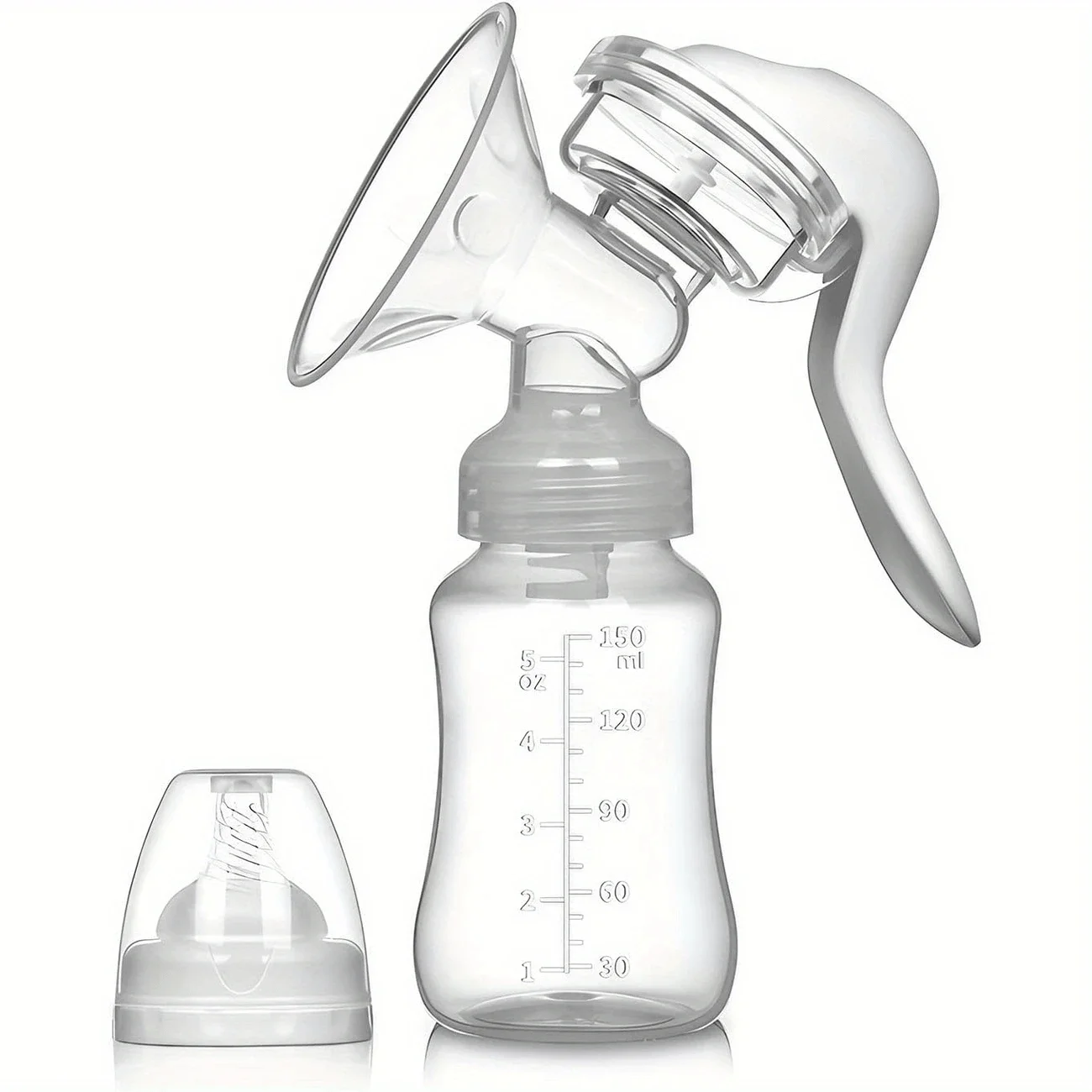1PCS Painless & Portable Manual Breast Pump - High Suction, Chemical-Free Milk Collector for Postpartum Moms, Milking Machine
1PCS Painless & Portable Manual Breast Pump - High Suction, Chemical-Free Milk Collector for Postpartum Moms, Milking Machine