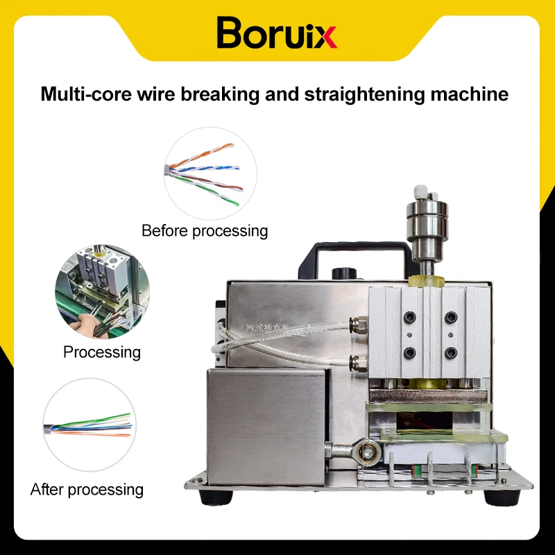 Машина для выпрямления проводов для сетевого кабеля HDMI USB Type-C Простая в использовании Быстрая обработка Ножной переключатель Управление Высокоэффективный инструмент
Машина для выпрямления проводов для сетевого кабеля HDMI USB Type-C Простая в использовании Быстрая обработка Ножной переключатель Управление Высокоэффективный инструмент