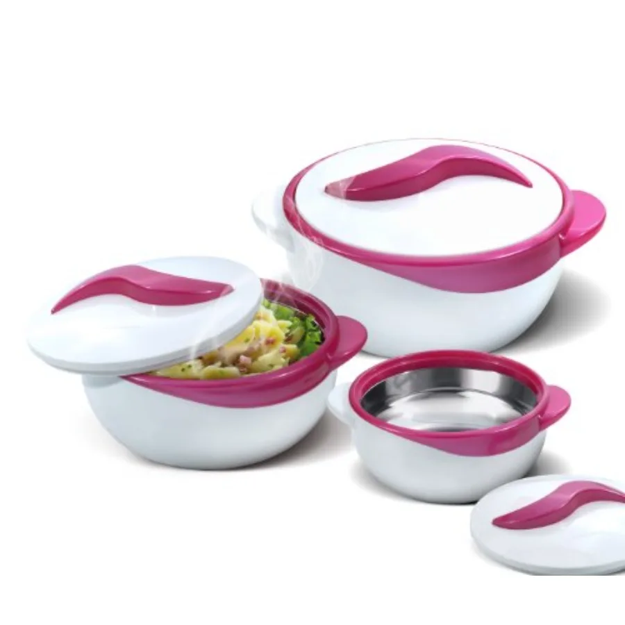 Serving Salad/ Soup Dish Bowl - Thermal Inulated Bowl with Lid - Great Bowl for Holiday, Dinner and Party ~ Set of 3 ~
Serving Salad/ Soup Dish Bowl - Thermal Inulated Bowl with Lid - Great Bowl for Holiday, Dinner and Party ~ Set of 3 ~