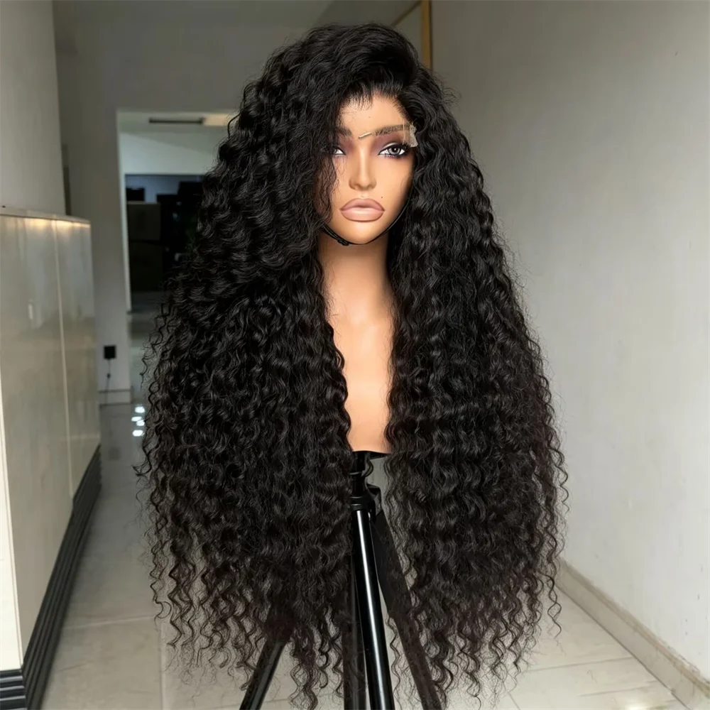 Soft Natual Black Kinky Curly 26“Long 180Density 13x4 Lace Front Wig For Black Women Synthetic Heat Resistant Glueless Daily
Soft Natual Black Kinky Curly 26“Long 180Density 13x4 Lace Front Wig For Black Women Synthetic Heat Resistant Glueless Daily