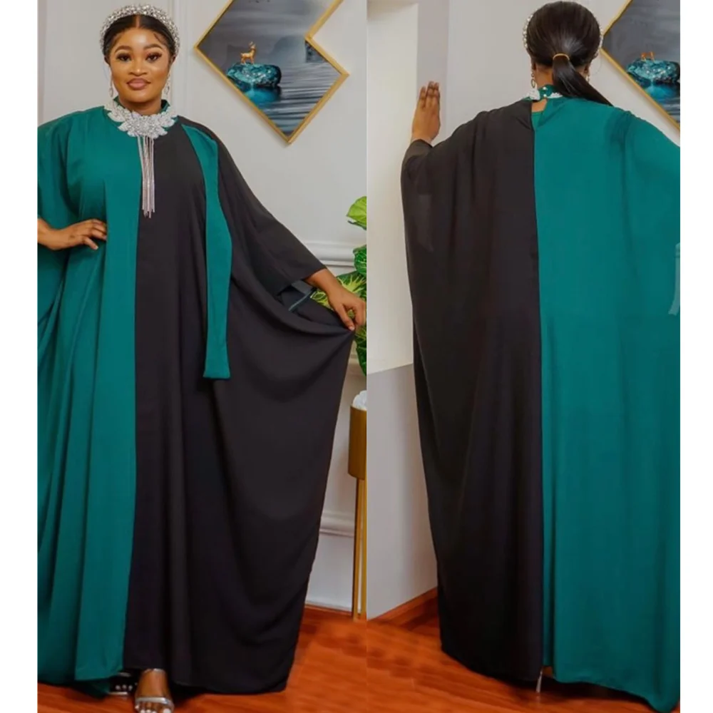 Plus Size African Dresses For Women Chiffon Boubou Ankara Dashiki 2 Piece Set Outfits Dubai Kaftan Abaya Robe Marocaine Femme
Plus Size African Dresses For Women Chiffon Boubou Ankara Dashiki 2 Piece Set Outfits Dubai Kaftan Abaya Robe Marocaine Femme