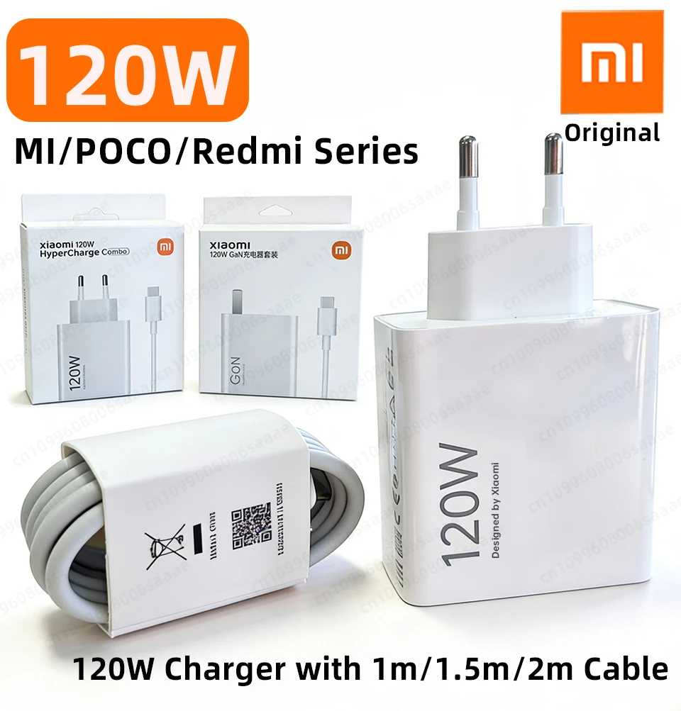 Оригинальное зарядное устройство XIAOMI 120W 100W USB для быстрой зарядки, адаптер Turbo Charging EU Mi 17 Pro Max 14T 15 15T Redmi Note 13 Poco F7 F8 X8
Оригинальное зарядное устройство XIAOMI 120W 100W USB для быстрой зарядки, адаптер Turbo Charging EU Mi 17 Pro Max 14T 15 15T Redmi Note 13 Poco F7 F8 X8