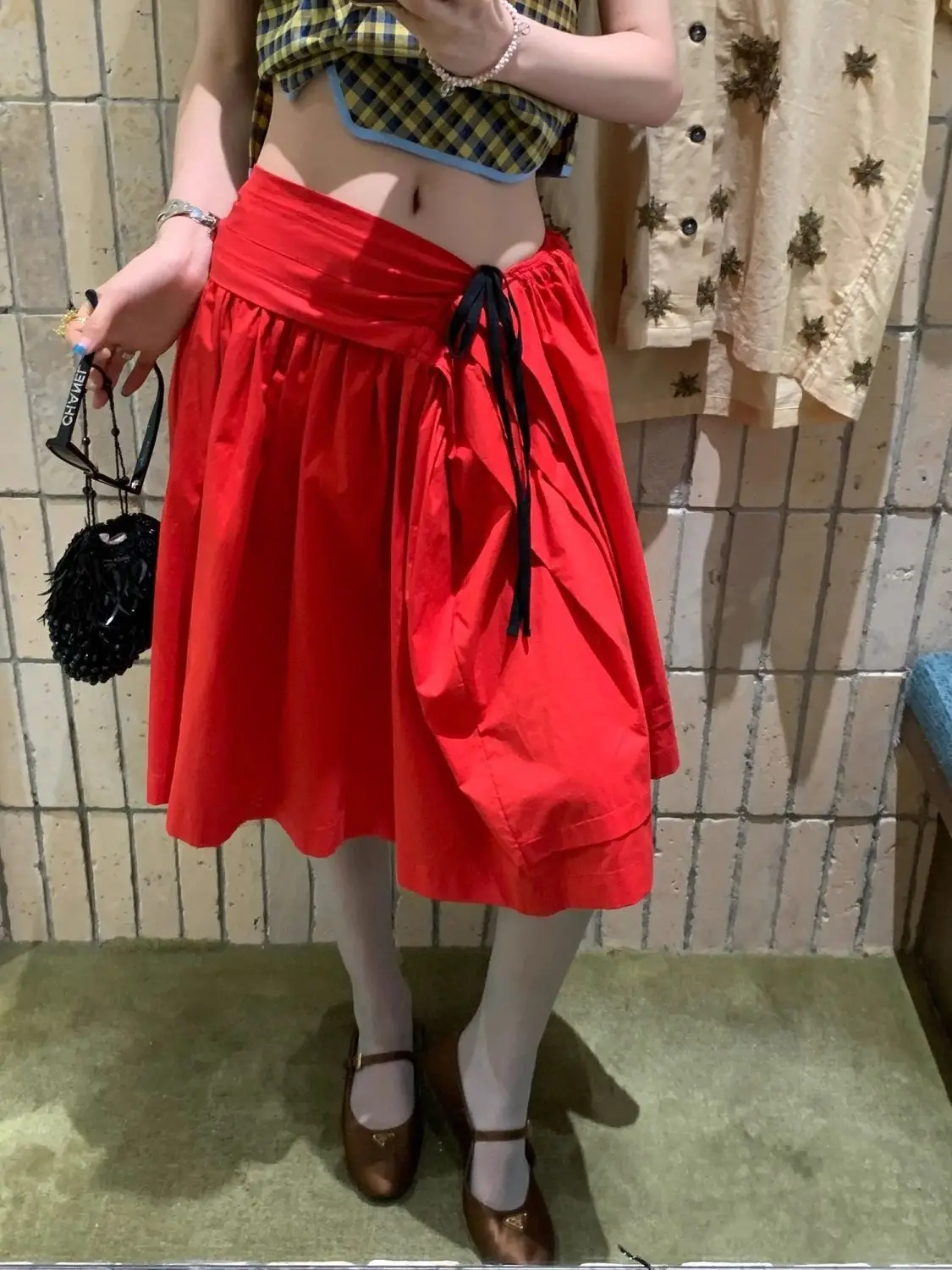 Bust Skirt Women's 2026 Summer New Retro Red Straps Irregular Pleated Skirt
Bust Skirt Women's 2026 Summer New Retro Red Straps Irregular Pleated Skirt