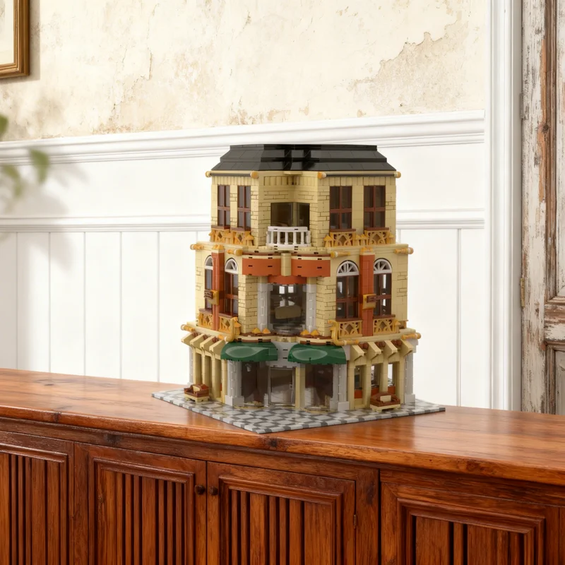 2719pcs MOC Modular Luxury Hotel Building Streetscape Model Blocks Creative DIY Gift Display Decor Assemble Premium Adult Kids
2719pcs MOC Modular Luxury Hotel Building Streetscape Model Blocks Creative DIY Gift Display Decor Assemble Premium Adult Kids