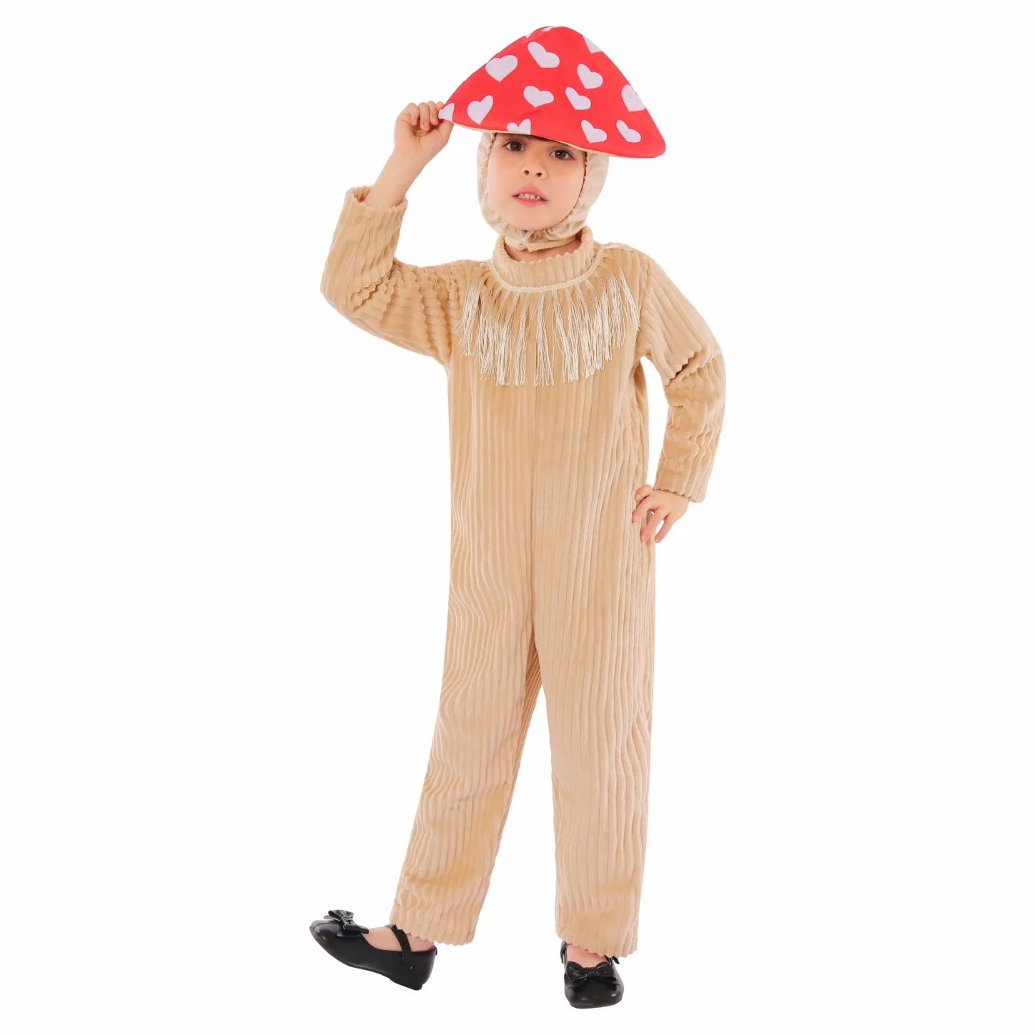 New Halloween Children's Onesie Costume For Kids Plant Series Mushroom Role-playing Cosplay Party Stage Performance Costume.
New Halloween Children's Onesie Costume For Kids Plant Series Mushroom Role-playing Cosplay Party Stage Performance Costume.