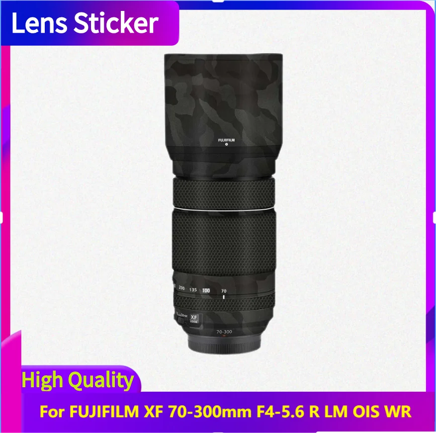 For FUJIFILM XF 70-300mm F4-5.6 R LM OIS WR Lens Sticker Protective Skin Decal Film Anti-Scratch Protector Coat XF70-300 4-5.6
For FUJIFILM XF 70-300mm F4-5.6 R LM OIS WR Lens Sticker Protective Skin Decal Film Anti-Scratch Protector Coat XF70-300 4-5.6