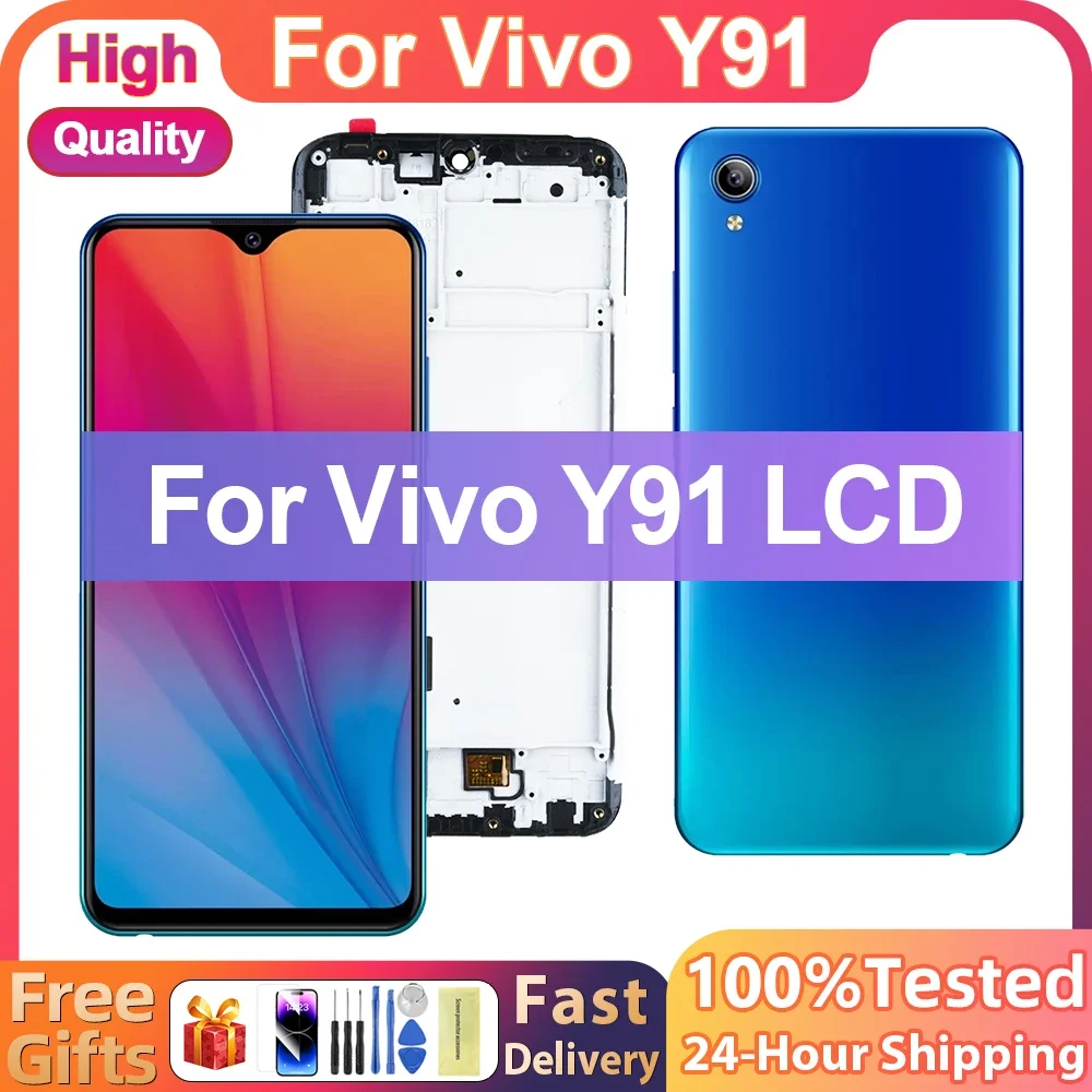 AAA + ЖК-дисплей 6,22 ''для VIVO Y91 Y91i Y91c, ЖК-дисплей, сенсорный экран, дигитайзер в сборе для VIVO Y93 Y93s Y93st Y95 с заменой рамки 
AAA + ЖК-дисплей 6,22 ''для VIVO Y91 Y91i Y91c, ЖК-дисплей, сенсорный экран, дигитайзер в сборе для VIVO Y93 Y93s Y93st Y95 с заменой рамки