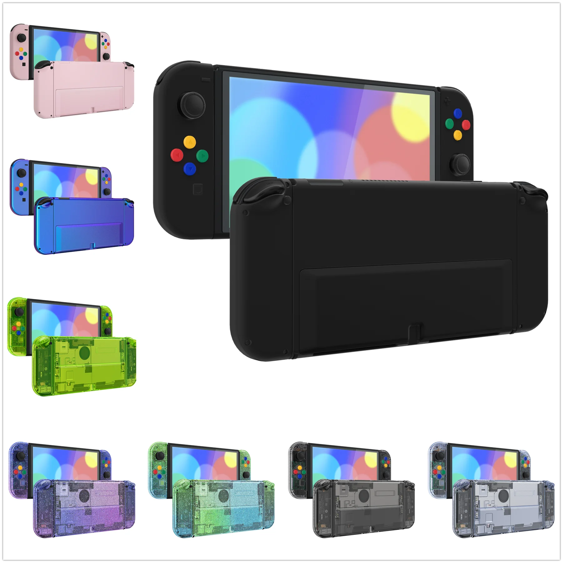 eXtremeRate Custom Full Set Shell for Nintendo Switch OLED, Replacement Back Plate Kickstand & Joycon Housing Buttons
eXtremeRate Custom Full Set Shell for Nintendo Switch OLED, Replacement Back Plate Kickstand & Joycon Housing Buttons