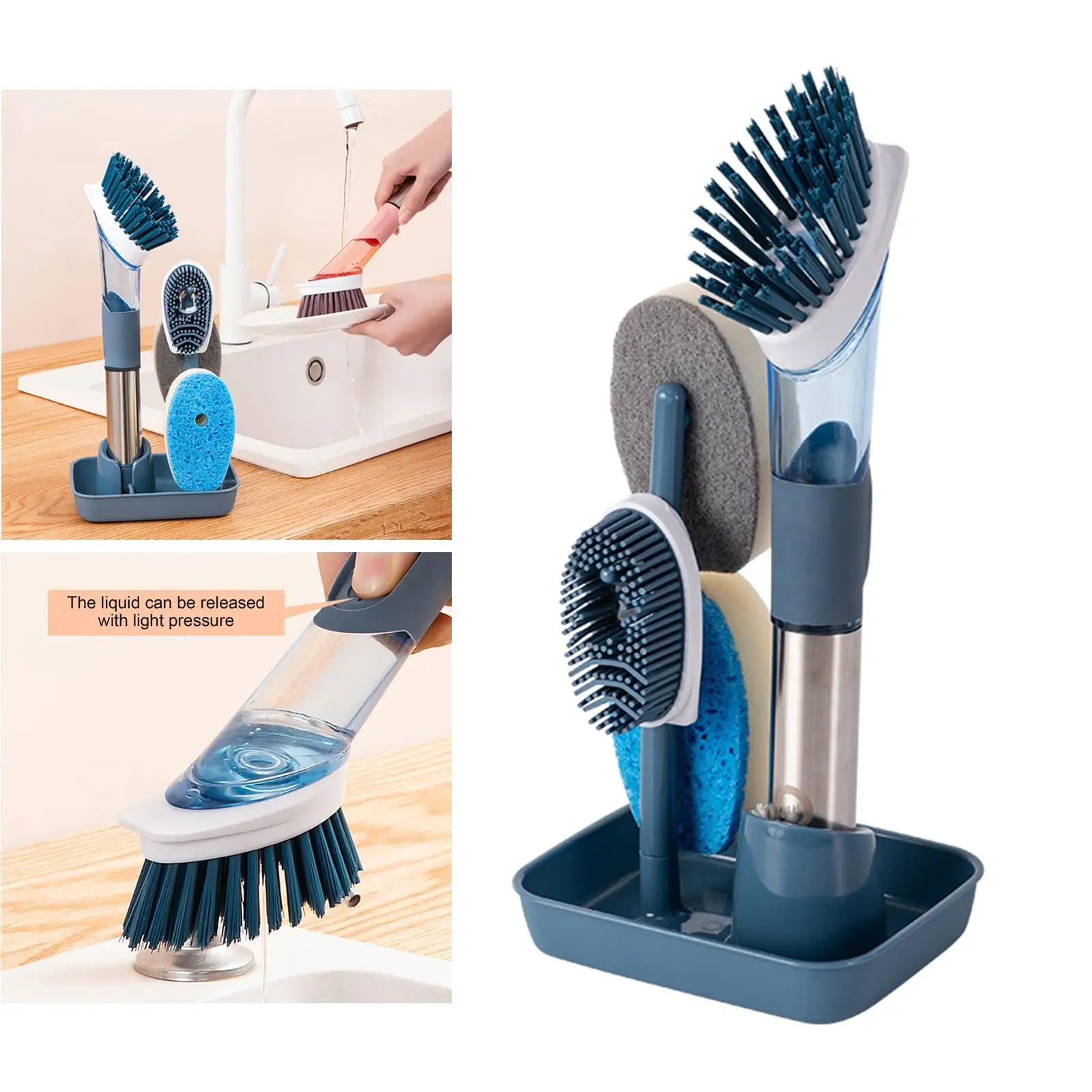 Многоцелевой набор чистящих щеток, скраб, щетка для мытья, чистящая губка, очиститель
Многоцелевой набор чистящих щеток, скраб, щетка для мытья, чистящая губка, очиститель