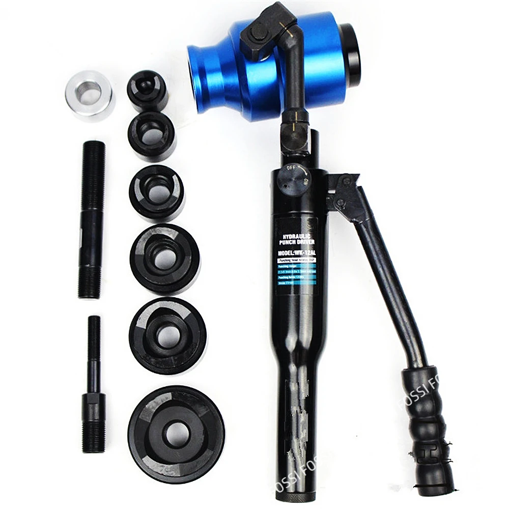 WK-12AL WK-8AL Hydraulic Punching Tool 22.5mm-61.5mm Manual Metal Punch Kits Max 3.5mm Mild Metal Plate Hole Opening Tool
WK-12AL WK-8AL Hydraulic Punching Tool 22.5mm-61.5mm Manual Metal Punch Kits Max 3.5mm Mild Metal Plate Hole Opening Tool