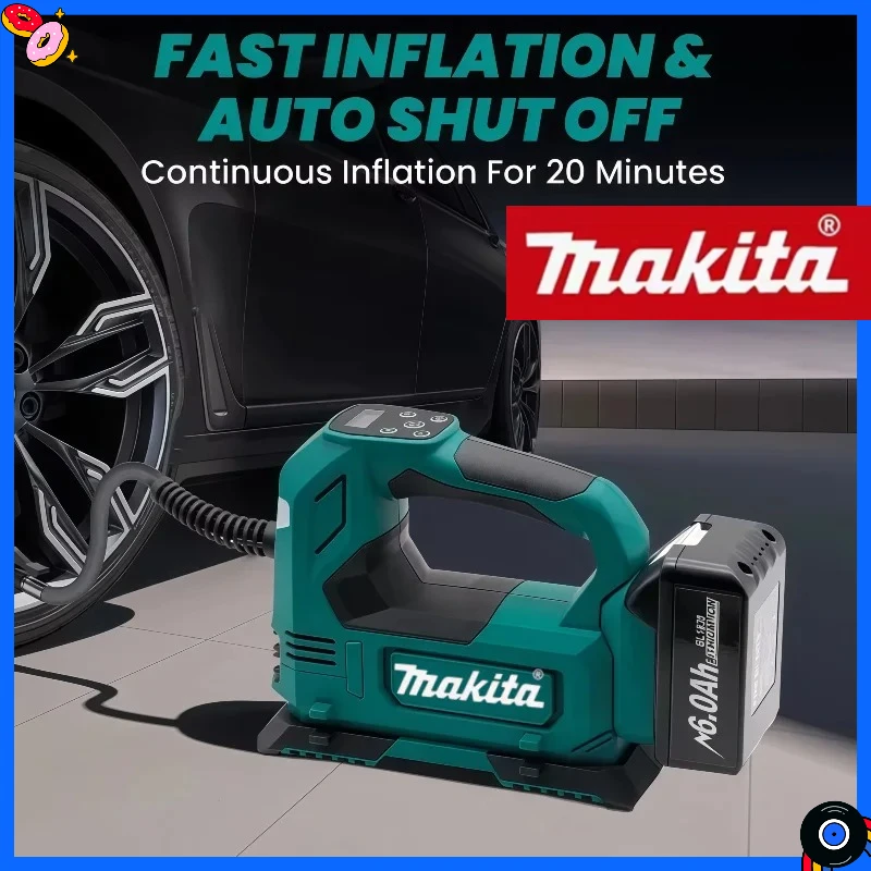 Makita brushless air Pump Cordless Air Inflator Portable Tyre Pump 18V Battery with Digital Display for Cars & Motorcycles Tool
Makita brushless air Pump Cordless Air Inflator Portable Tyre Pump 18V Battery with Digital Display for Cars & Motorcycles Tool