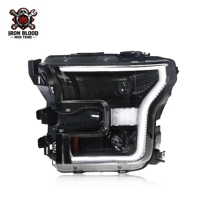 Suitable for 2015-2020 Ford Raptor F150 headlight assembly modification with dual-lens LED daytime running lights and flowing li
Suitable for 2015-2020 Ford Raptor F150 headlight assembly modification with dual-lens LED daytime running lights and flowing li