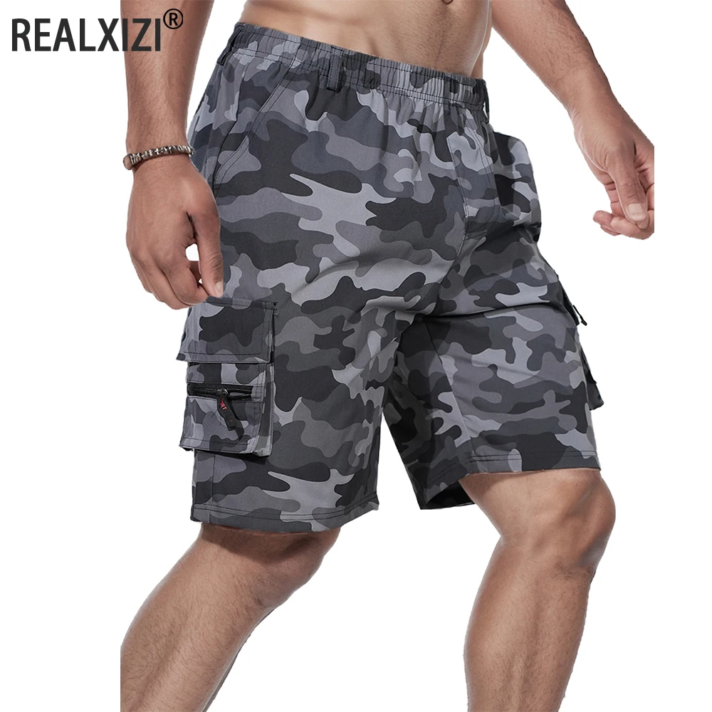 Мужские шорты, свободные комбинезоны большого размера с несколькими карманами, летние удобные брюки с эластичной резинкой на талии, повседневные спортивные пляжные брюки для улицы
Мужские шорты, свободные комбинезоны большого размера с несколькими карманами, летние удобные брюки с эластичной резинкой на талии, повседневные спортивные пляжные брюки для улицы