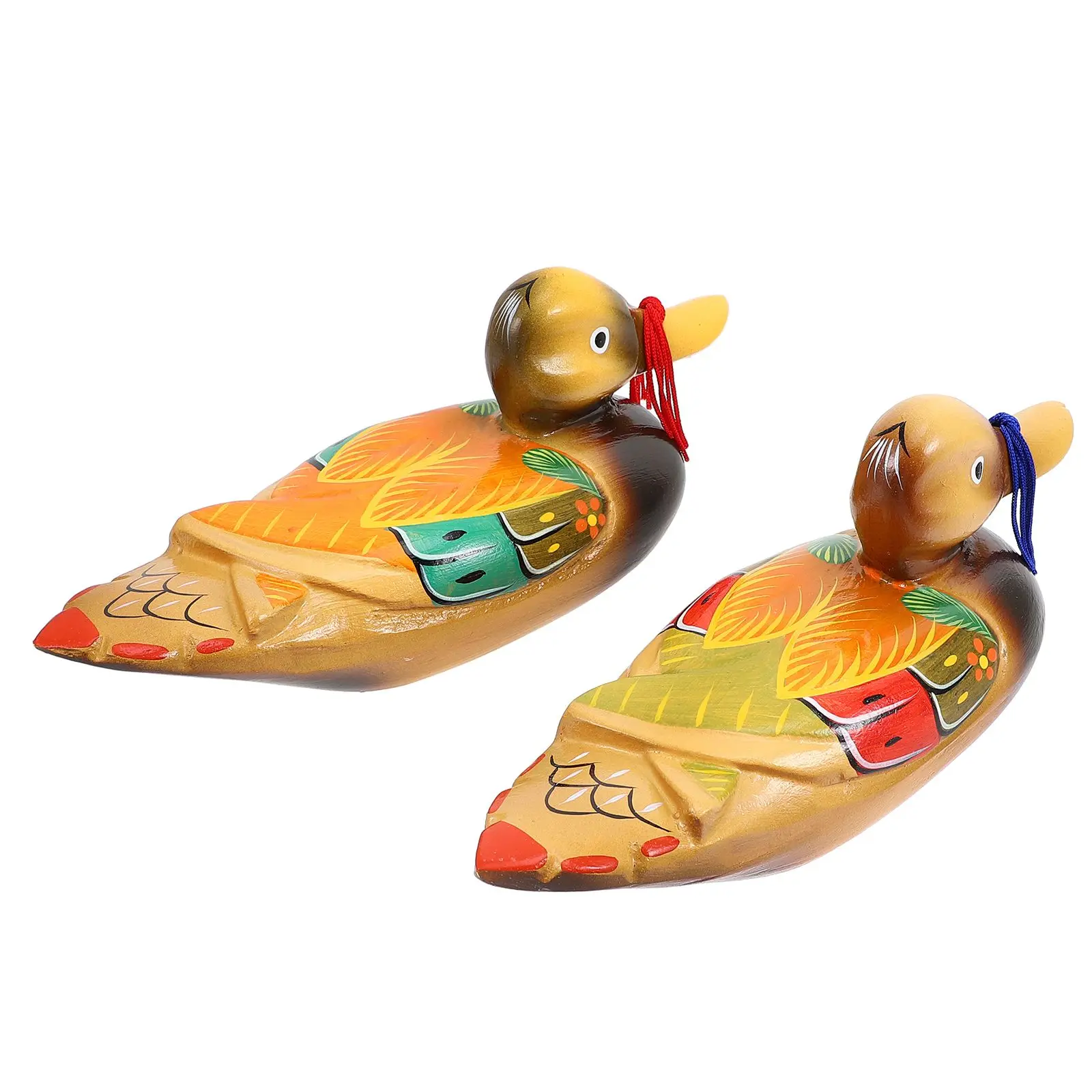 2Pcs Wooden Duck Decor Colorful Painting Couple Statue Living Bedroom Ornament Stable Non Breakable Craft
2Pcs Wooden Duck Decor Colorful Painting Couple Statue Living Bedroom Ornament Stable Non Breakable Craft