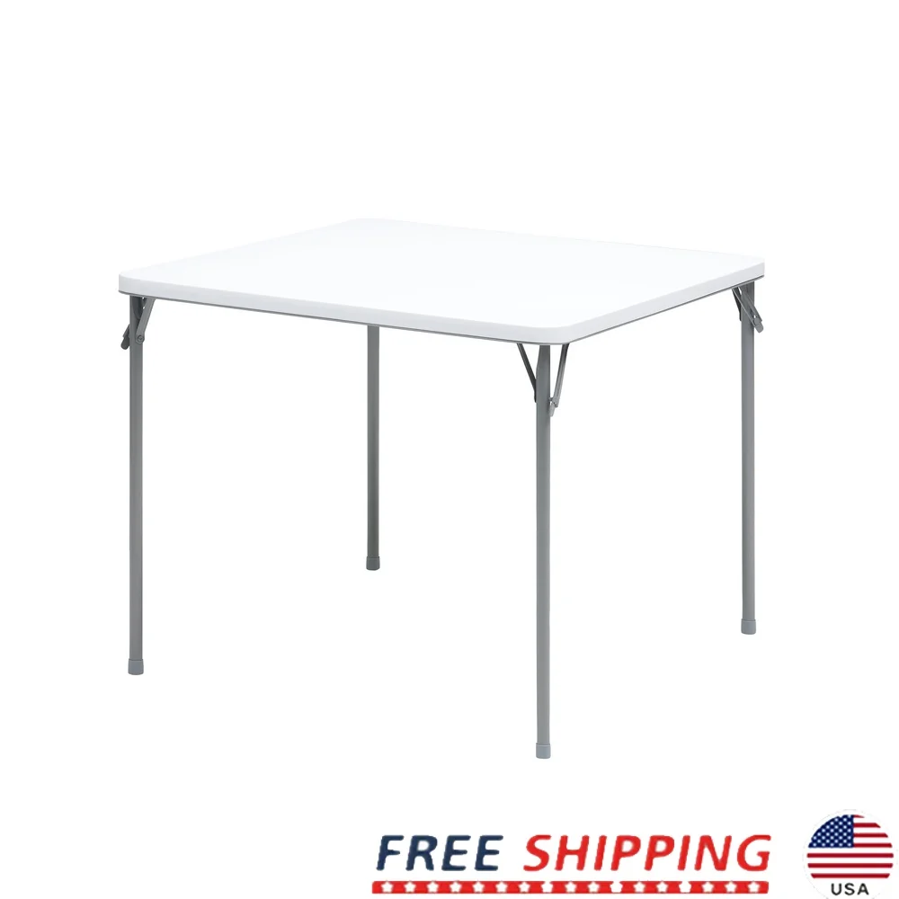34inch Folding Table Sturdy Steel Indoor Outdoor Use Square Card Table Easy Clean Storage Seats 4 Adults Ideal Meals Crafts
34inch Folding Table Sturdy Steel Indoor Outdoor Use Square Card Table Easy Clean Storage Seats 4 Adults Ideal Meals Crafts