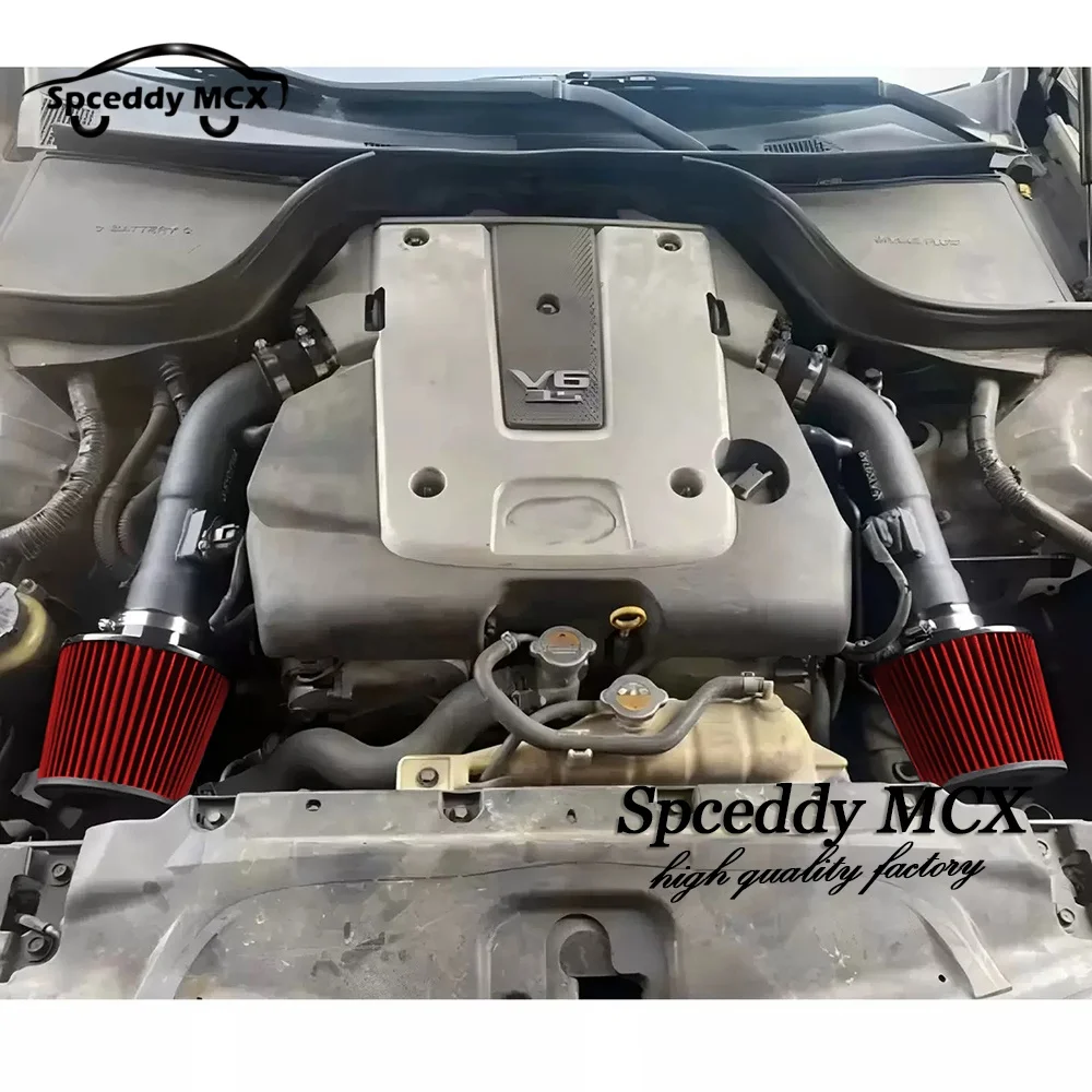 Spceddy MCX High Flow Air Filter Intake Kit For Nissan INFINITI V6 Twin Turbo Engine QX50/Q50S/Q50/G37/370Z 3.7L 2012-2017
Spceddy MCX High Flow Air Filter Intake Kit For Nissan INFINITI V6 Twin Turbo Engine QX50/Q50S/Q50/G37/370Z 3.7L 2012-2017