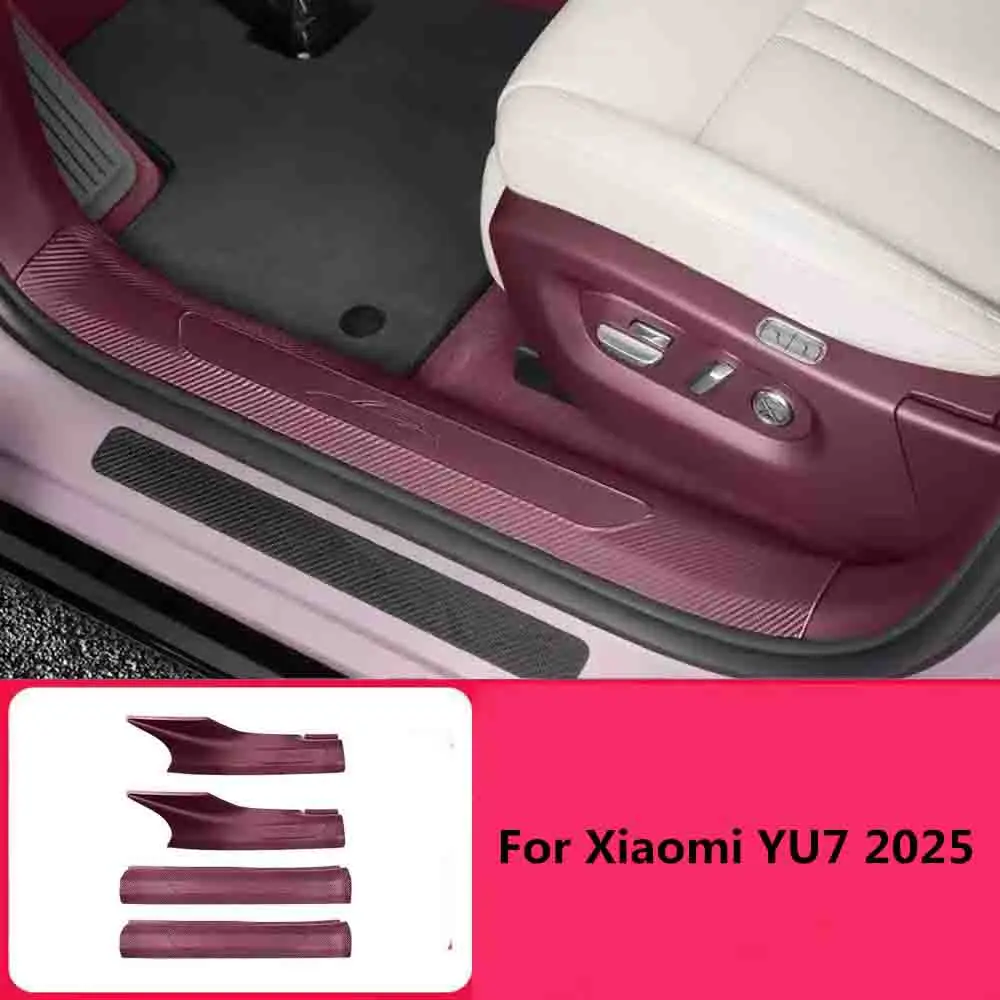 Fit For Xiaomi YU7 2025 Original Door Threshold Strip Carbon Fiber Pattern Welcome Tread Anti Step Rear Cover Accessories
Fit For Xiaomi YU7 2025 Original Door Threshold Strip Carbon Fiber Pattern Welcome Tread Anti Step Rear Cover Accessories