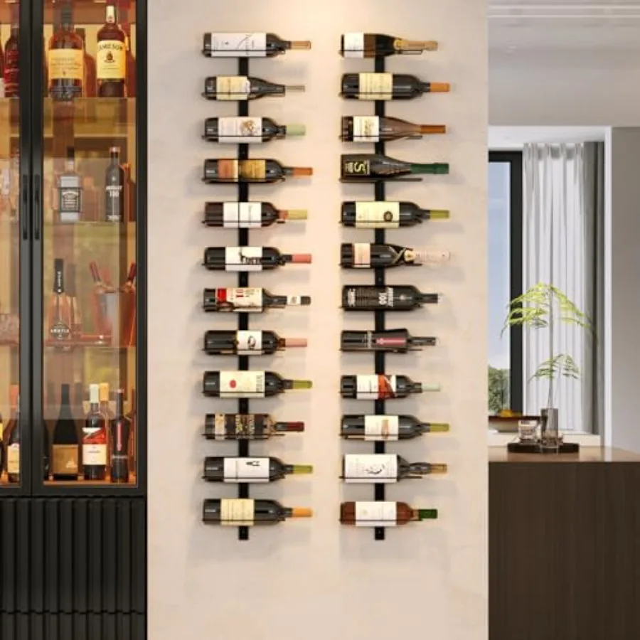 Wall Mounted Wine Rack, Detachable Wall Hanging Bottle Holder, Use as One or Four, DIY Display, Storage Racks for Wine, for Res
Wall Mounted Wine Rack, Detachable Wall Hanging Bottle Holder, Use as One or Four, DIY Display, Storage Racks for Wine, for Res
