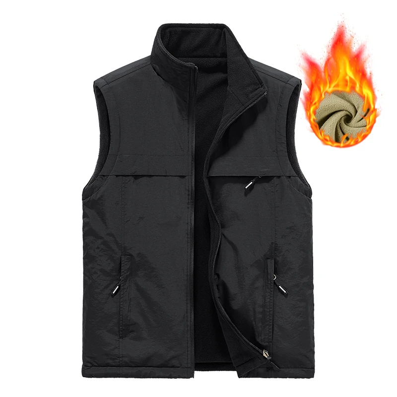 Men's Double-Sided Wear Fce Windproof Outdoor Vest Warm Faux Fur oulder Pad Jaet Faionable Urban Sle Zipper Decora...
Men's Double-Sided Wear Fce Windproof Outdoor Vest Warm Faux Fur oulder Pad Jaet Faionable Urban Sle Zipper Decora...