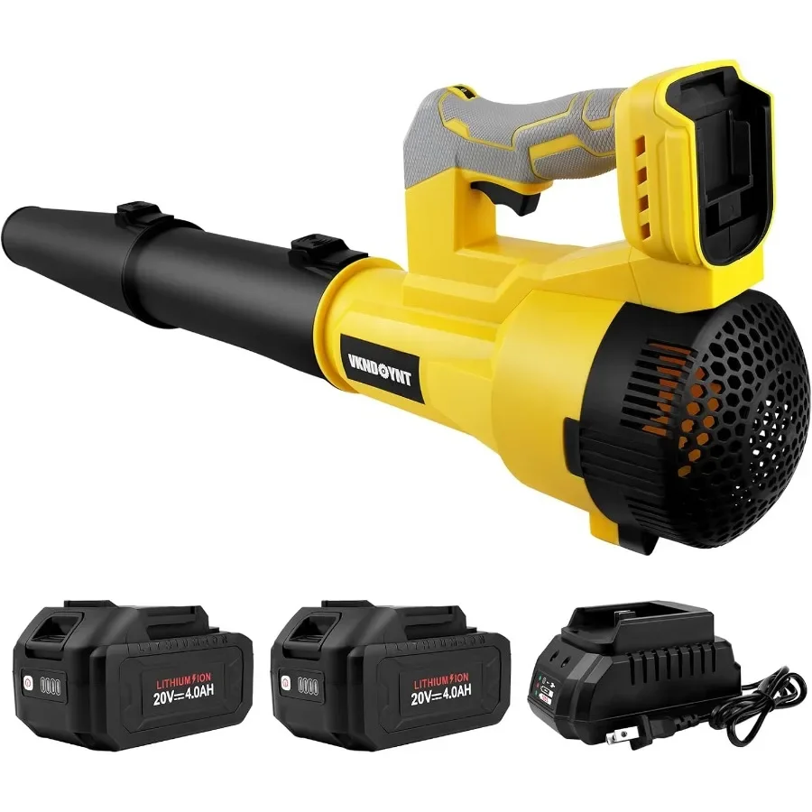 Leaf Blower Cordless 6 Speed Levels Electric Leaf Blower with 2 x 4.0Ah Batteries and Charger 580CFM and 160MPH 4.3 lbs Lightwe
Leaf Blower Cordless 6 Speed Levels Electric Leaf Blower with 2 x 4.0Ah Batteries and Charger 580CFM and 160MPH 4.3 lbs Lightwe