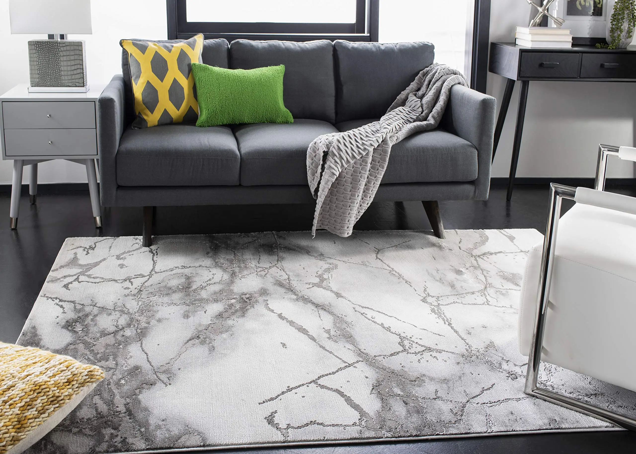 Modern Abstract Area Rug 67 X 9 Grey Non-Shedding Easy Care For Living Room Bedroom
Modern Abstract Area Rug 67 X 9 Grey Non-Shedding Easy Care For Living Room Bedroom