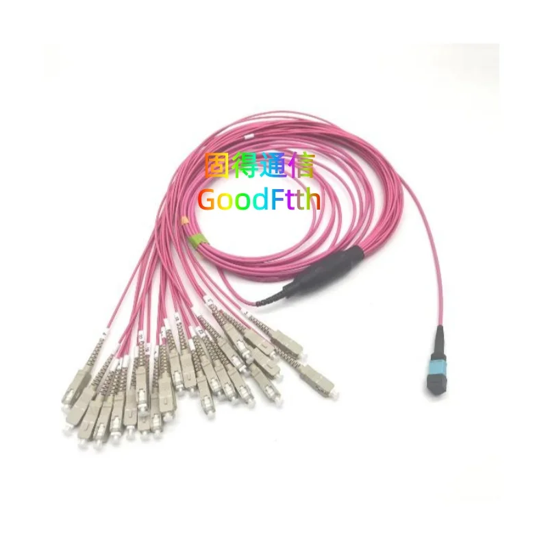 24Core Harness Cable Fiber Patch Cord MPO(F)-24SC OM4 24 Core Female MPO-SC GoodFtth
24Core Harness Cable Fiber Patch Cord MPO(F)-24SC OM4 24 Core Female MPO-SC GoodFtth