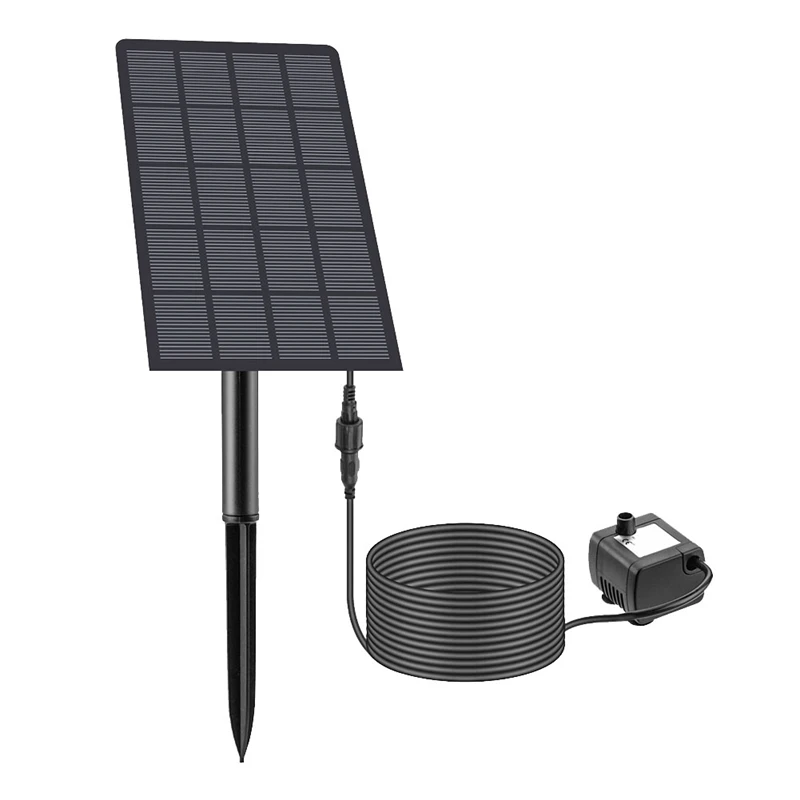 180L/H Solar Power Fountain Pump Water Pump Black Plastic For Bird Bath Garden Backyard Pool Solar Powered Water Fountain Pump
180L/H Solar Power Fountain Pump Water Pump Black Plastic For Bird Bath Garden Backyard Pool Solar Powered Water Fountain Pump