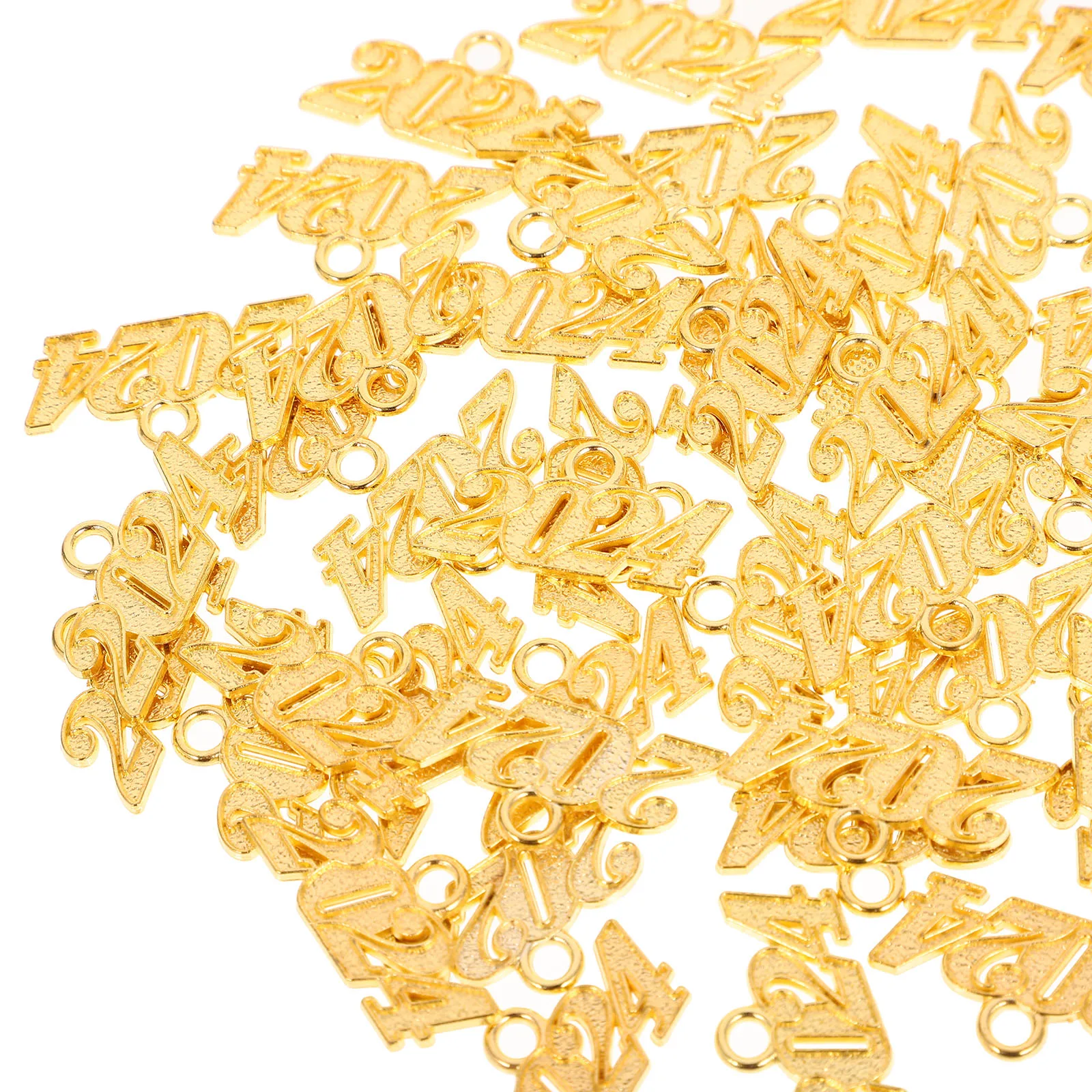 50pcs New Year Alloy Number Pendant Diy Jewelry Making For Necklace Bracelet Keychains Pendant Bulk 2024 Charms For Crafts Shiny 
50pcs New Year Alloy Number Pendant Diy Jewelry Making For Necklace Bracelet Keychains Pendant Bulk 2024 Charms For Crafts Shiny