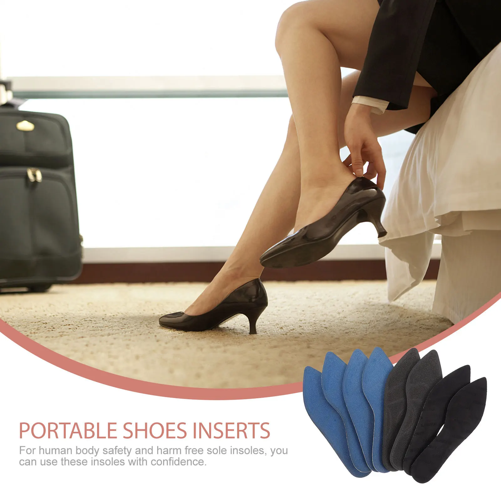 4Pairs Breathable Sole Insoles High Heel Foot Cushions Thick Cotton Shoe Pads Shock Absorbing Shoe Inserts Reduce Fatigue
4Pairs Breathable Sole Insoles High Heel Foot Cushions Thick Cotton Shoe Pads Shock Absorbing Shoe Inserts Reduce Fatigue