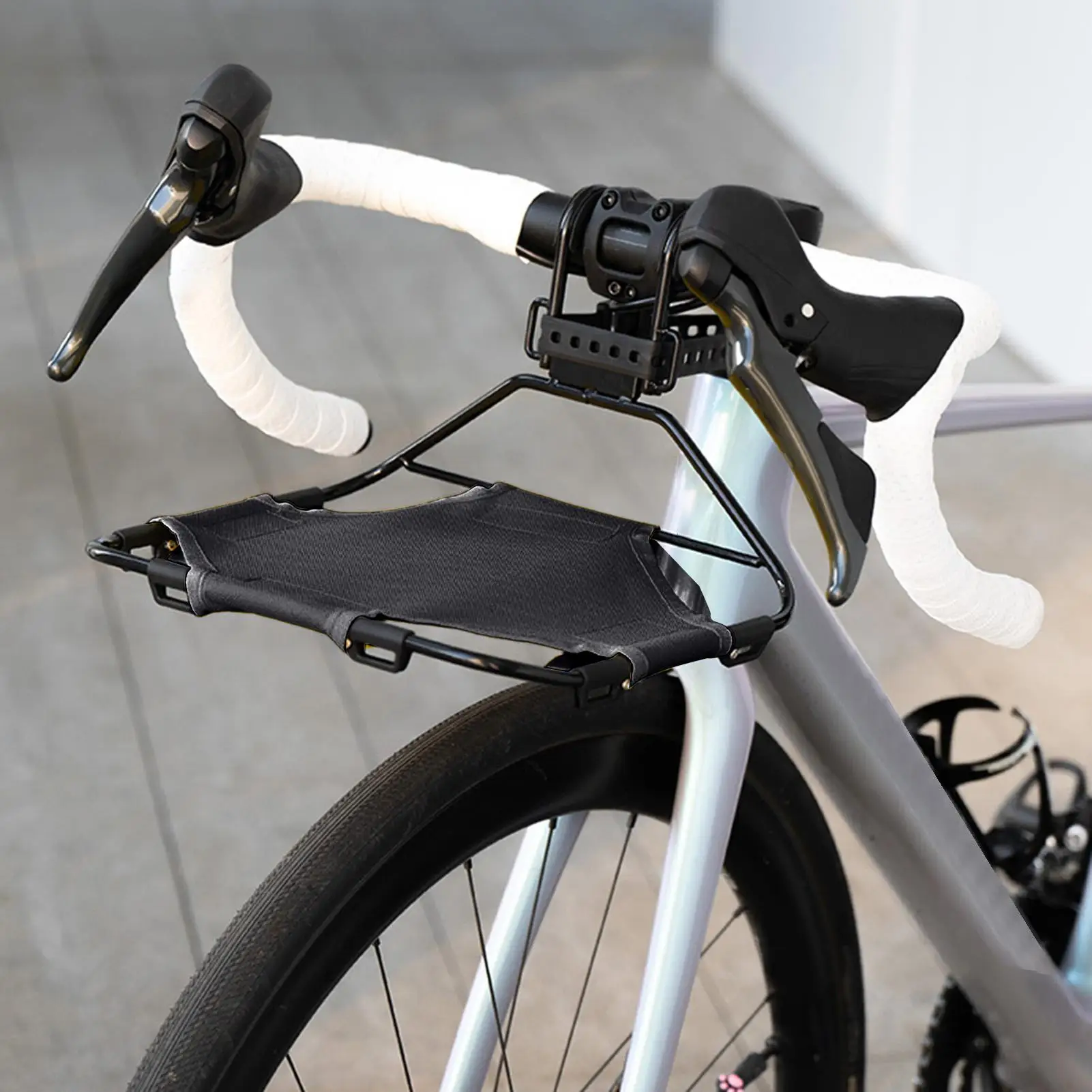 Detachable Lightweight Bike Front Rack Handlebar Mount Bicycle Storage Carrier For Daily Commute Long Distance Cycling Travel