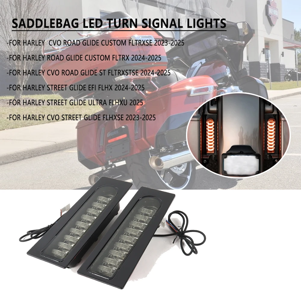 Для Harley Street Glide Ultra FLHXU 2025 наполнитель седельная сумка светодиодные указатели поворота новые аксессуары для мотоциклов
Для Harley Street Glide Ultra FLHXU 2025 наполнитель седельная сумка светодиодные указатели поворота новые аксессуары для мотоциклов