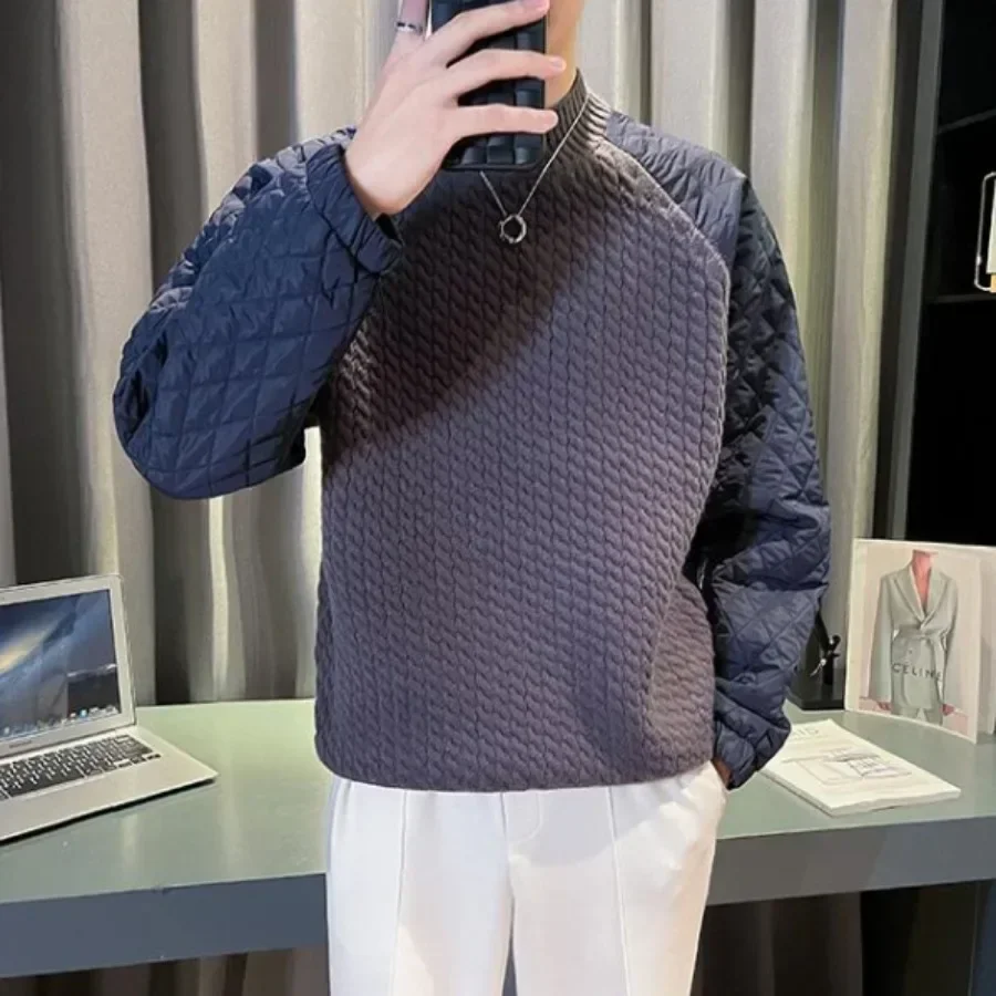 Пуловер с круглым воротником, мужские вязаные свитера с длинными рукавами для мужчин, с круглым вырезом Y2k, Harajuku, популярная корейская одежда, верхний трикотаж JJ1140
Пуловер с круглым воротником, мужские вязаные свитера с длинными рукавами для мужчин, с круглым вырезом Y2k, Harajuku, популярная корейская одежда, верхний трикотаж JJ1140