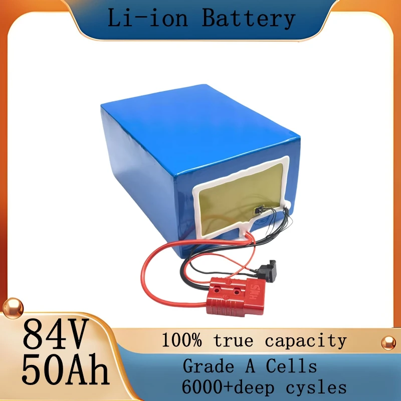 84v 50Ah lithium ion battery pack lipo battery for 4000w inverter motorhome Floor cleaner golf cart + 10A charger
84v 50Ah lithium ion battery pack lipo battery for 4000w inverter motorhome Floor cleaner golf cart + 10A charger