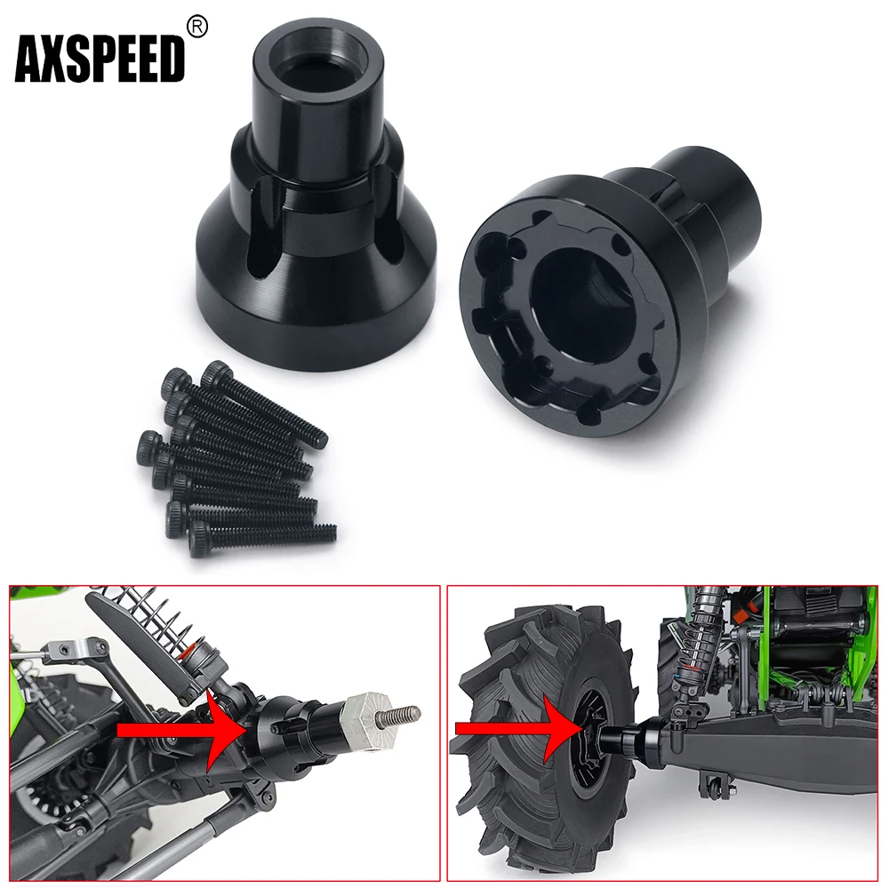 AXSPEED Aluminum Alloy Rear Axle Sleeve Socket Cover for 1/8 LMT 4S 4WD RC Car Porous Position Rear Fixed Cup Upgrade Parts
AXSPEED Aluminum Alloy Rear Axle Sleeve Socket Cover for 1/8 LMT 4S 4WD RC Car Porous Position Rear Fixed Cup Upgrade Parts