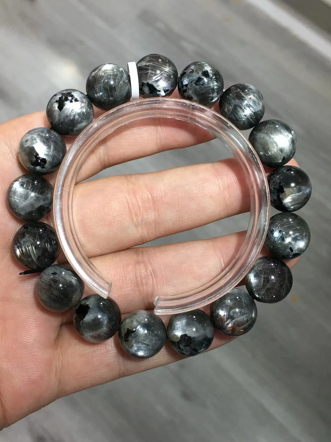 Natural Black Sunstone Moonstone Beads Bracelet Women Men 12.6mm Stretch Flash Light Crystal Clear Round Beads AAAAAA
Natural Black Sunstone Moonstone Beads Bracelet Women Men 12.6mm Stretch Flash Light Crystal Clear Round Beads AAAAAA