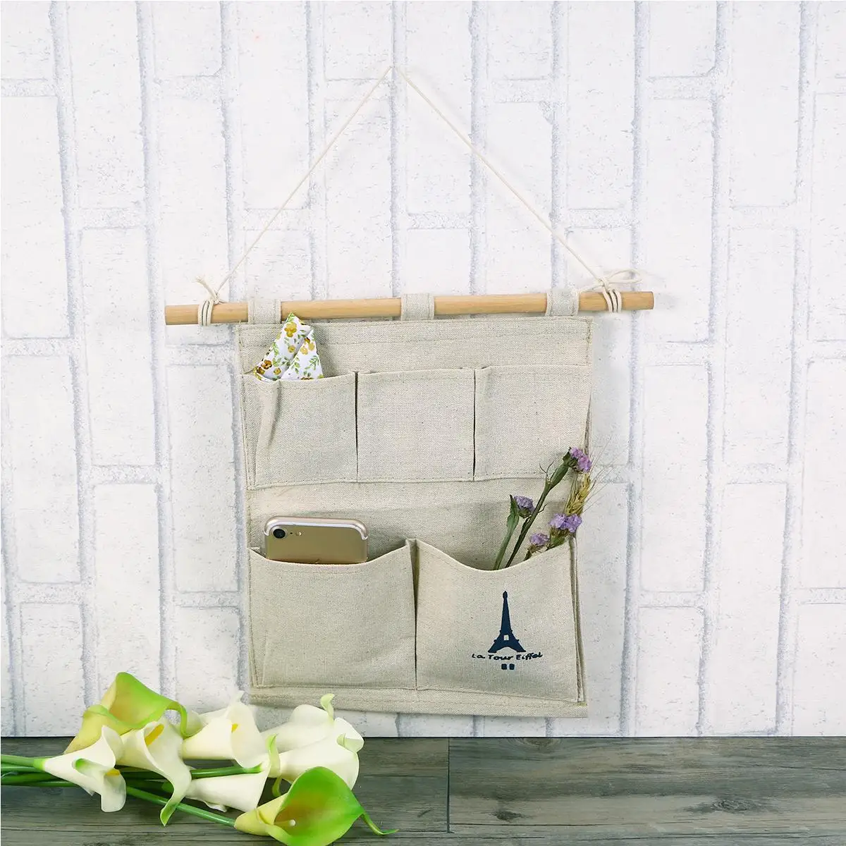 Multi-layer Fabric Storage Bag Holder Linen 5 Pocket Organizer Hanging with Pockets
Multi-layer Fabric Storage Bag Holder Linen 5 Pocket Organizer Hanging with Pockets