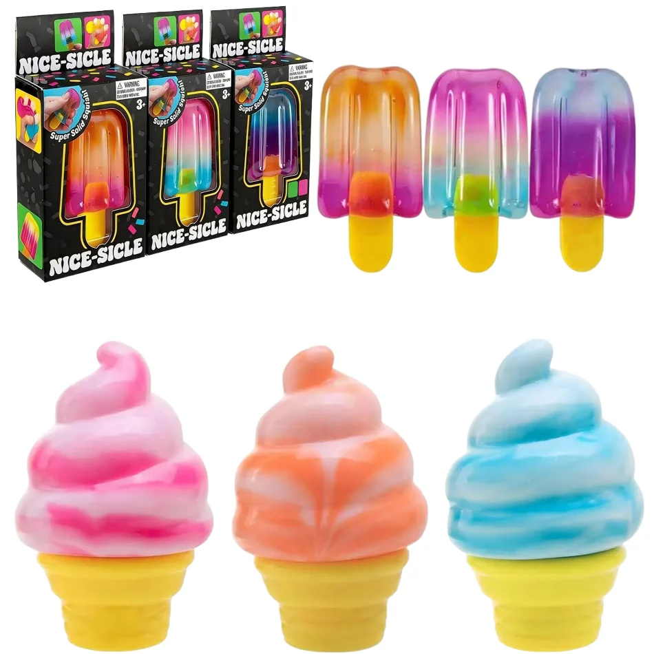 Schylling Gradient Popsicle & Ice Cream Color Sensory Squeeze Toy Squishy Stress Relief Fidget Toys Children Adults Collectable
Schylling Gradient Popsicle & Ice Cream Color Sensory Squeeze Toy Squishy Stress Relief Fidget Toys Children Adults Collectable