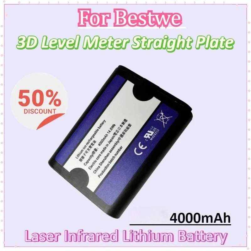 Аккумулятор 4000 мАч для лазерного нивелира Bestwe, 3D-уровнемер, прямой лазерный уровень, 8-линейный, 12-линейный, с наклейкой для крепления на стену
Аккумулятор 4000 мАч для лазерного нивелира Bestwe, 3D-уровнемер, прямой лазерный уровень, 8-линейный, 12-линейный, с наклейкой для крепления на стену