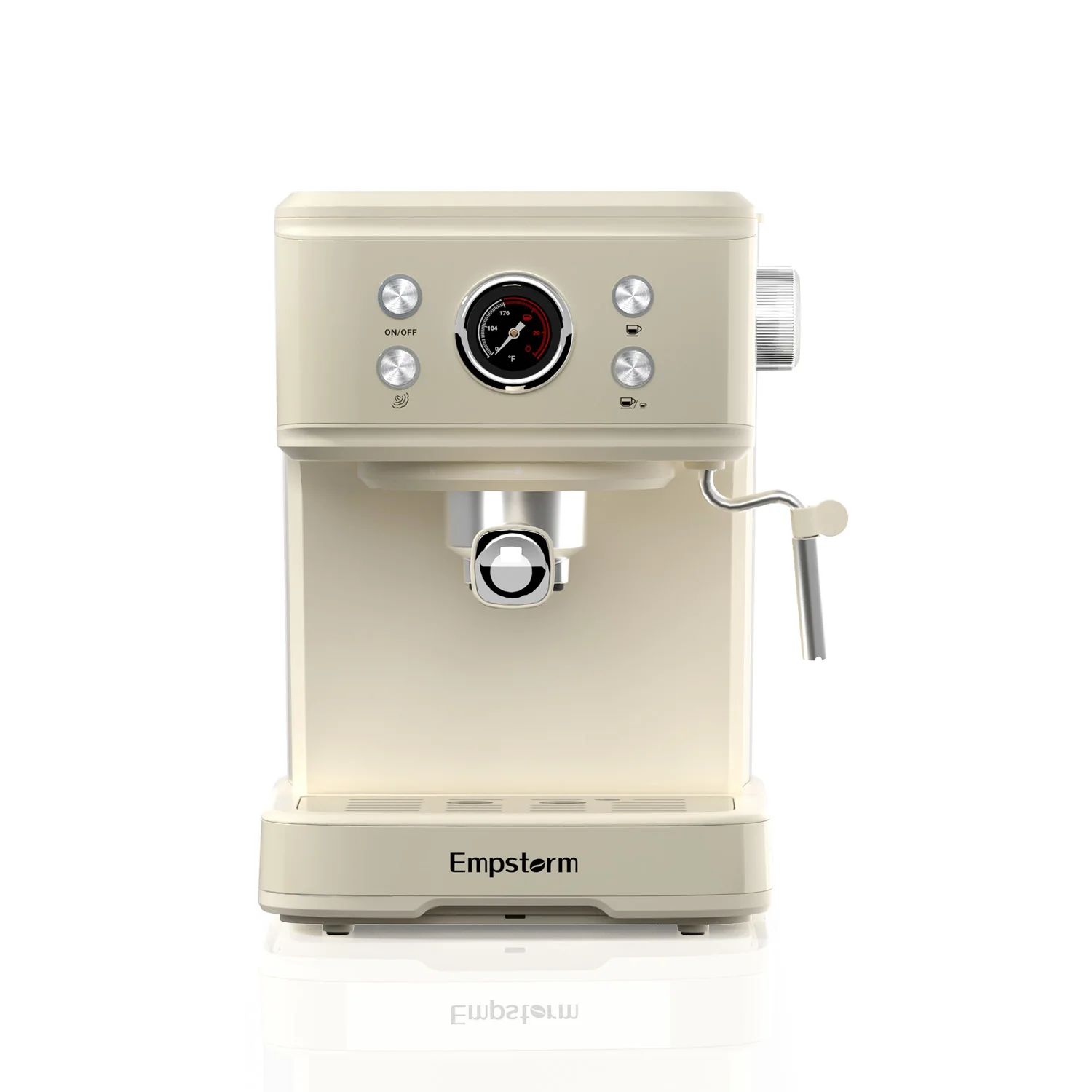 For Commercial & Household Semi-Automatic Electric Espresso Coffee Machine with 20 Bars Pressure White 2-Cup Capacity
For Commercial & Household Semi-Automatic Electric Espresso Coffee Machine with 20 Bars Pressure White 2-Cup Capacity