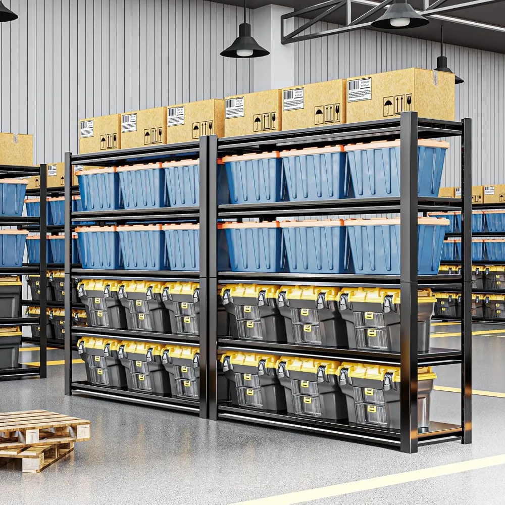 72" H Adjustable Garage Shelving 2500LBS, 5-Tier Heavy Duty Metal Shelves for Garage, Warehouse & Basement
72" H Adjustable Garage Shelving 2500LBS, 5-Tier Heavy Duty Metal Shelves for Garage, Warehouse & Basement