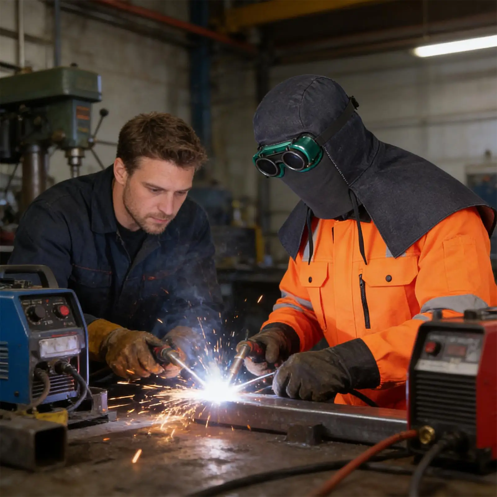 Сварочная маска-шлем с защитой для лица и шеи, для сварки TIG, MIG, дуговой сварки, шлифовки, резки, для автосервиса
Сварочная маска-шлем с защитой для лица и шеи, для сварки TIG, MIG, дуговой сварки, шлифовки, резки, для автосервиса