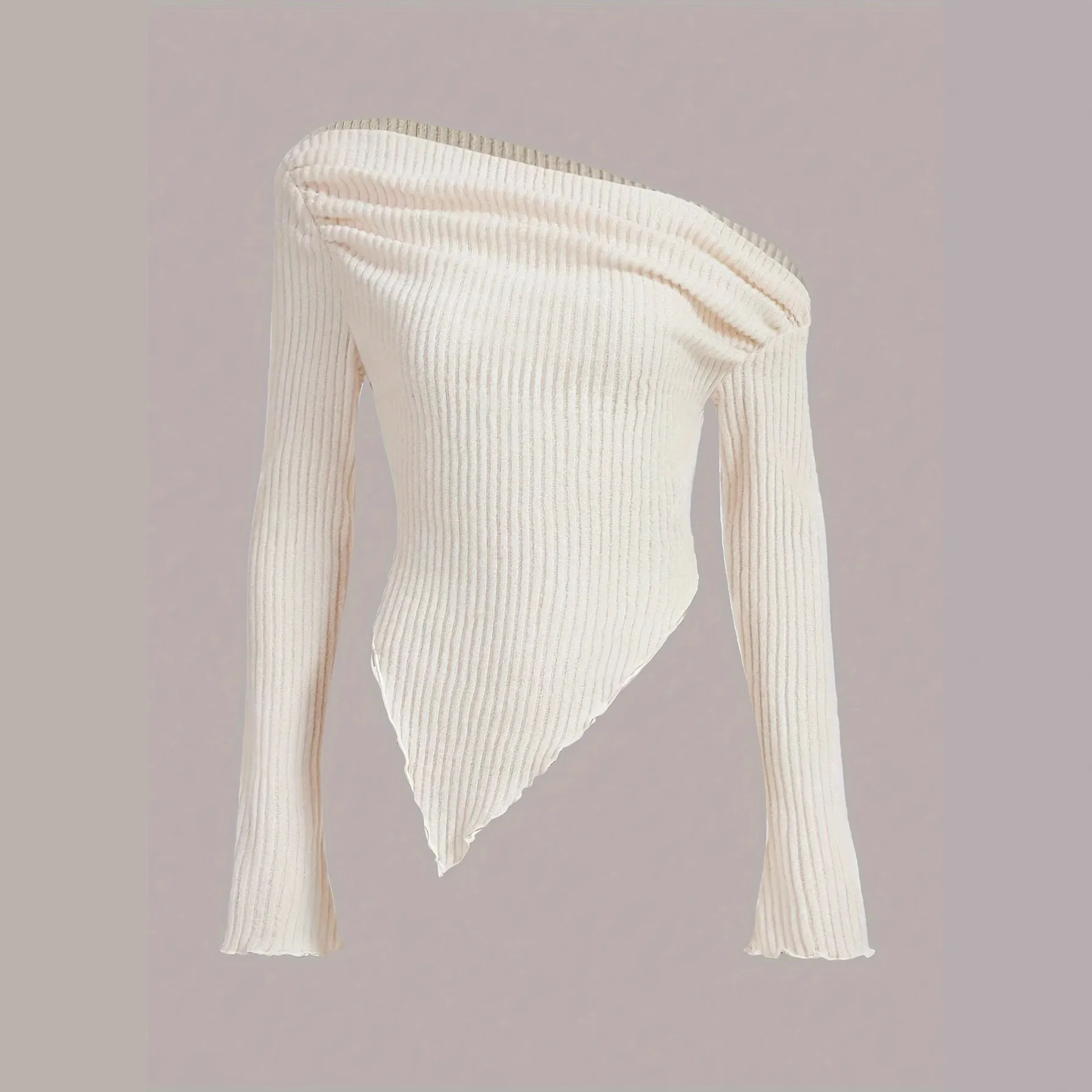 Весенний женский пуловер 2024 с асимметричным воротником, длинный вязаный жилет из полиэфирного волокна однотонного цвета, модная повседневная одежда
Весенний женский пуловер 2024 с асимметричным воротником, длинный вязаный жилет из полиэфирного волокна однотонного цвета, модная повседневная одежда