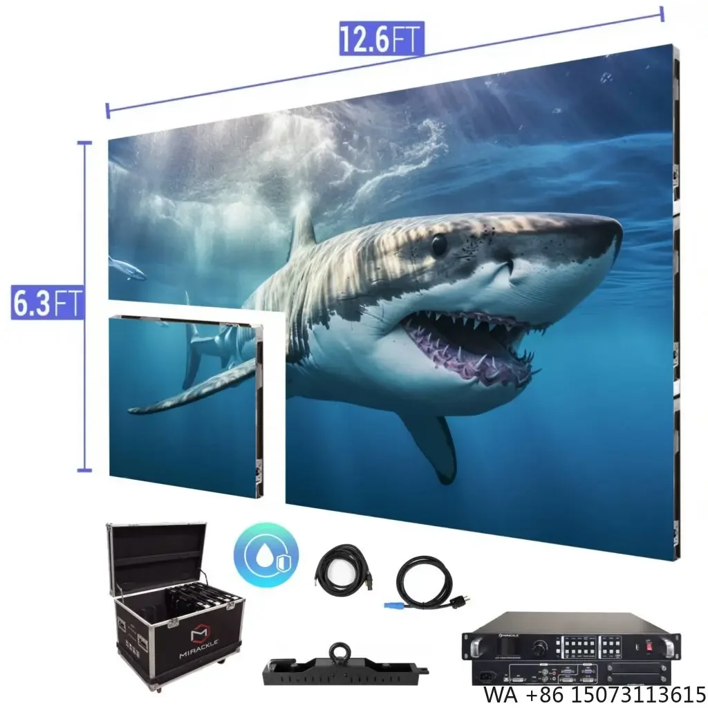 P3.91/P4.81 High Brightness LED Rental Screen 4m×3m Stage Background
P3.91/P4.81 High Brightness LED Rental Screen 4m×3m Stage Background