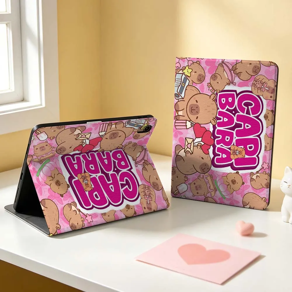 Trendy Cute Capybara Soft For Apple iPad Pro Mini A16 A17 A14 4 5 6 7 6th 7th Gen 9.7 12.9 11 13 M4 inch Tablet Case
Trendy Cute Capybara Soft For Apple iPad Pro Mini A16 A17 A14 4 5 6 7 6th 7th Gen 9.7 12.9 11 13 M4 inch Tablet Case